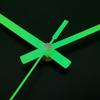 12 Inch Wooden Wall Clock brown Square Wall Clock Night Light Luminous Wall Clock  For Living Room