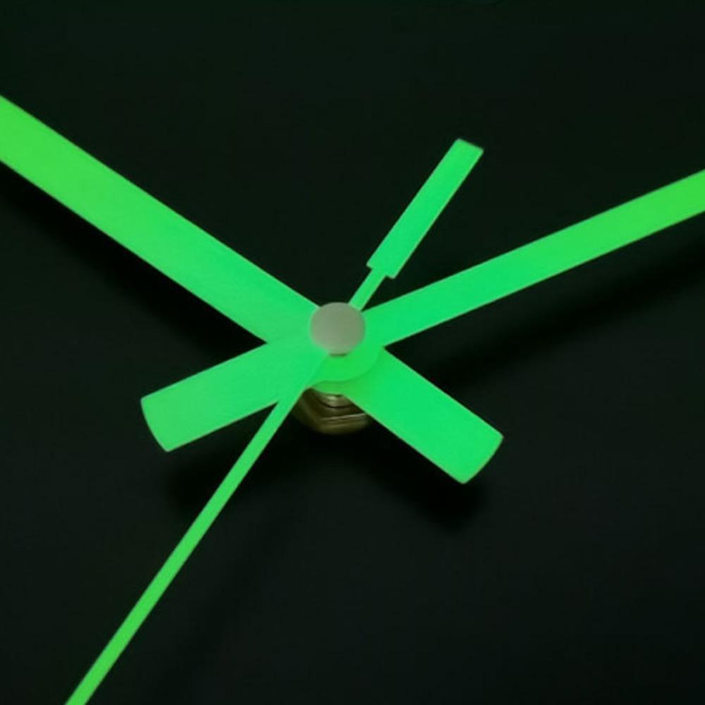 12 Inch Wooden Wall Clock brown Square Wall Clock Night Light Luminous Wall Clock For Living Room