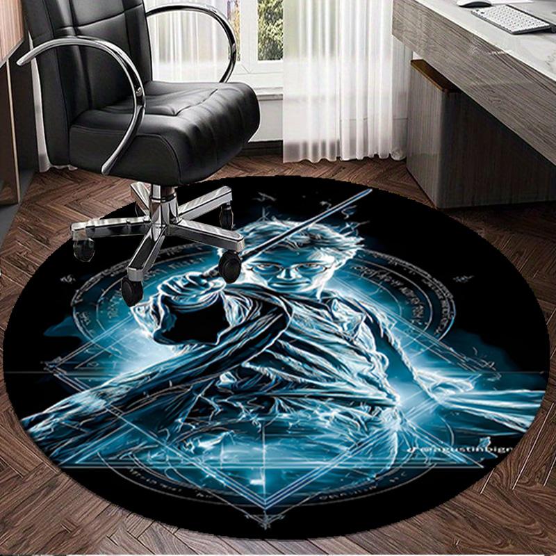 Magical Aura Witch Round Rug for Livingroom,Bedroom, Palyroom, Chair Rug, Area Rug, Circle Carpet, Large Size Fan Christmas Gift