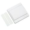 Wireless Light Switch 86 433MHz Self Powered Remote Control Battery Free Wall Switch White