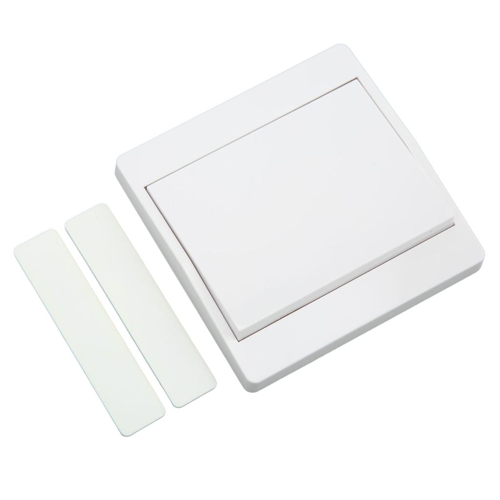 Wireless Light Switch 86 433MHz Self Powered Remote Control Battery Free Wall Switch White