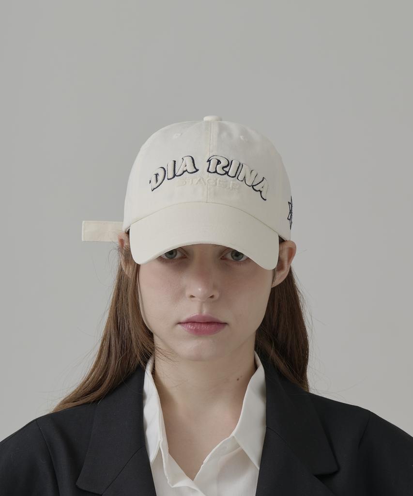 Seuteijial Diarina Washed Ball Cap [Cream]