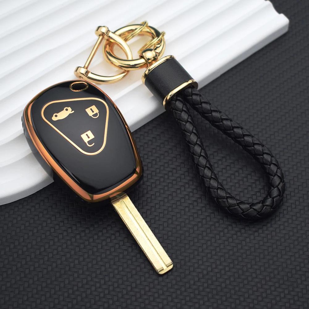 For Renault Dacia Master Kangoo Clio Modus Twingo For Nissan Kubistar Primastar For Opel Vivaro Tpu Car Key Case Cover Shell Fob