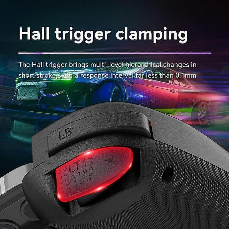 D8 Cell Phones Stretchable Controller Wireless Bluetooth-compatible Gamepad with RGB Light for PS3, 