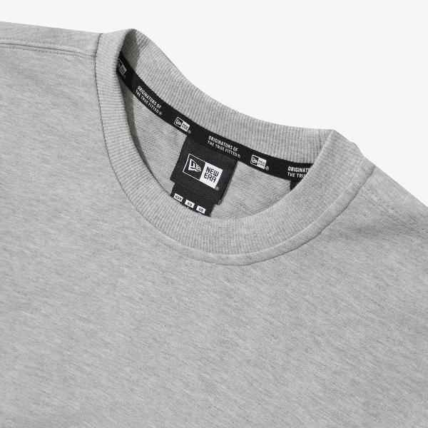 New Era Mlb La Dodgers Stitch Crewneck Heather Grey 15147517