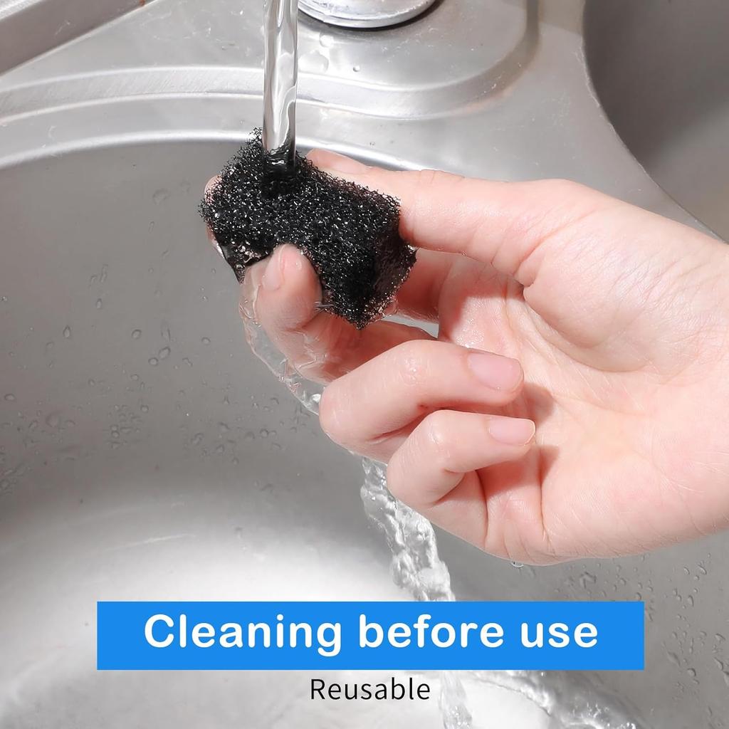 12 Piece Cat Fountain Sponge Replacement Cat Water Fountain Filters Pre-Filter Sponges Foam Sponges Cat Fountain Sponge Filter for 92oz/2.8L Cat Pet