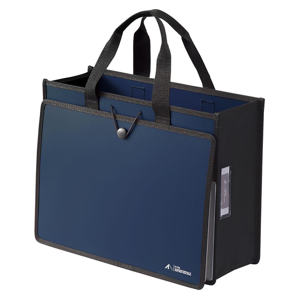 LIHIT LAB Tool Bag Tote Bag Office ALTNA PP A4 Navy A7773-11