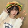 Creativity Party Hamburger Hat Cartoon Halloween Cap Decorative Fries Hat  Halloween Party