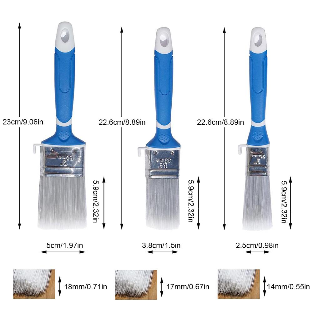 Multifunctional Paint Brush For Wall Painting 23mm 38mm 50mm For Water-Based Paint Glaze Brush Varnish Brush Paint Brush Tool