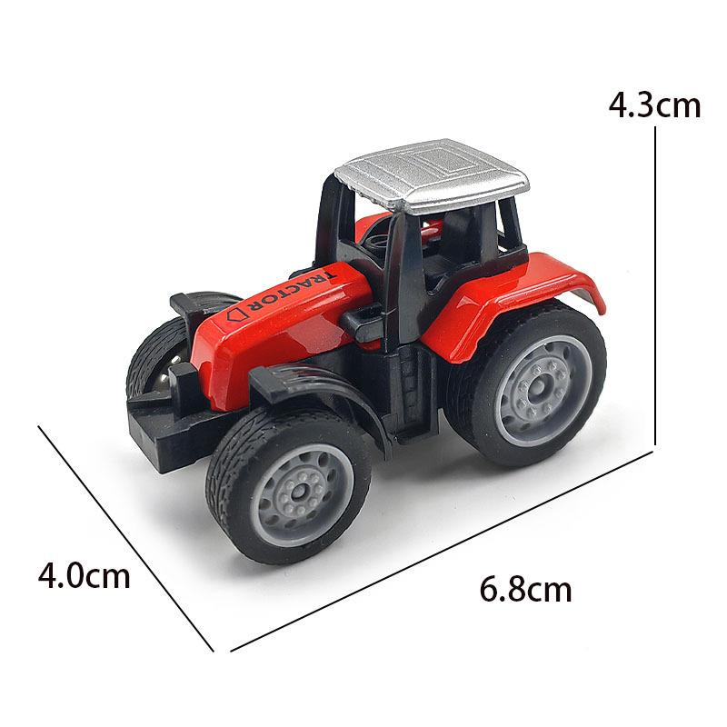 1 Stück Legierung+PVC Traktoren Modelle Spielzeug mini 7CM Landwirtschaftliche Fahrzeuge Dekorationen Sammlung Ornamente Puppen