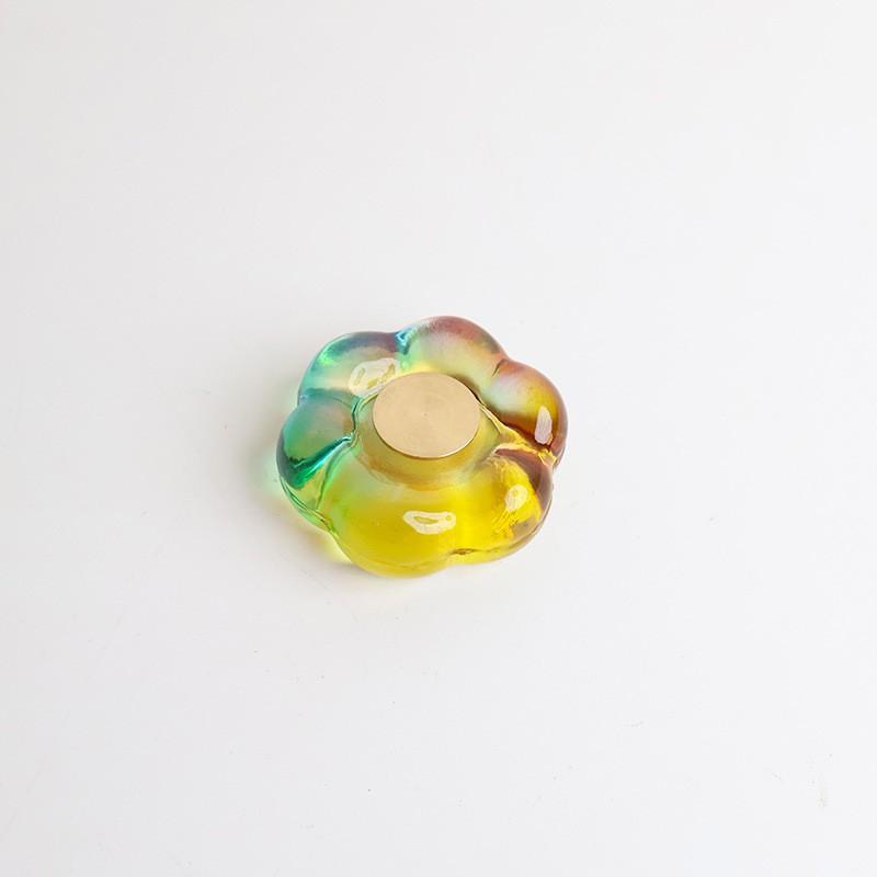 Handmade Bohai Glass Pulling Thread Christmas Tree Desktop Decor Ornament Gift Office Home Holiday