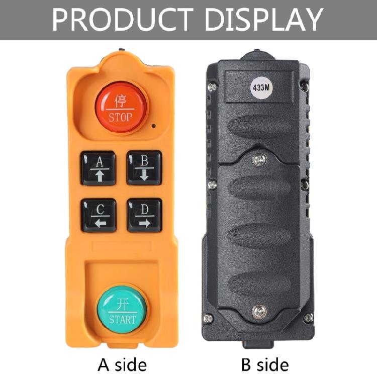 Sistemi di Controllo Remoto Wireless a 4/2 Pulsanti per Attrezzature di Sollevamento Industriale, Funzionalità di Sicurezza Migliorate, Controllo Remoto Wireless