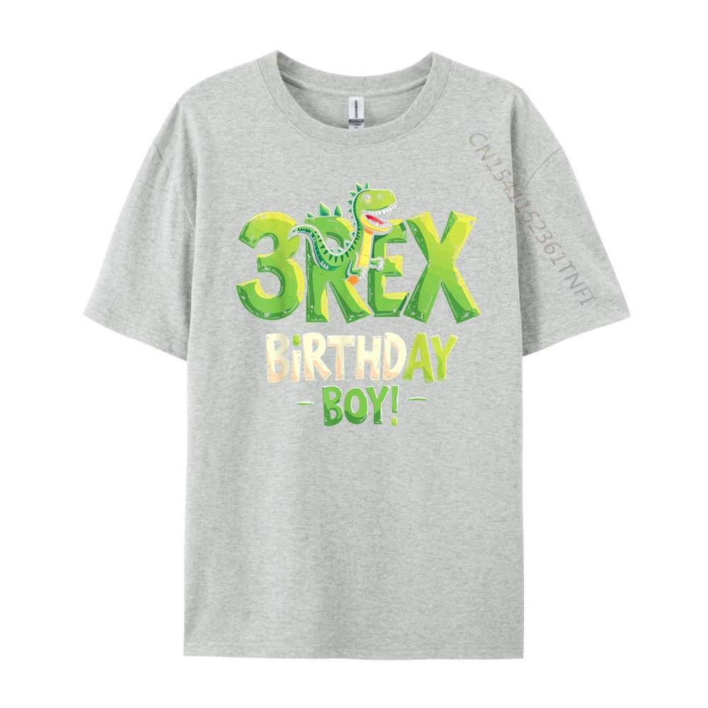 3Rex Birthday Boys Brand Clothing Anime T Shirts Camisetas Hombre EU SIZE Leisure White T Shirt Unisex Women New Year