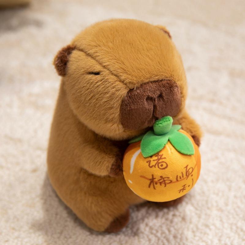 Cute Capybara Doll Fruit Pie Series Kapibala Plush Toy Doll Children's Pillow Gift