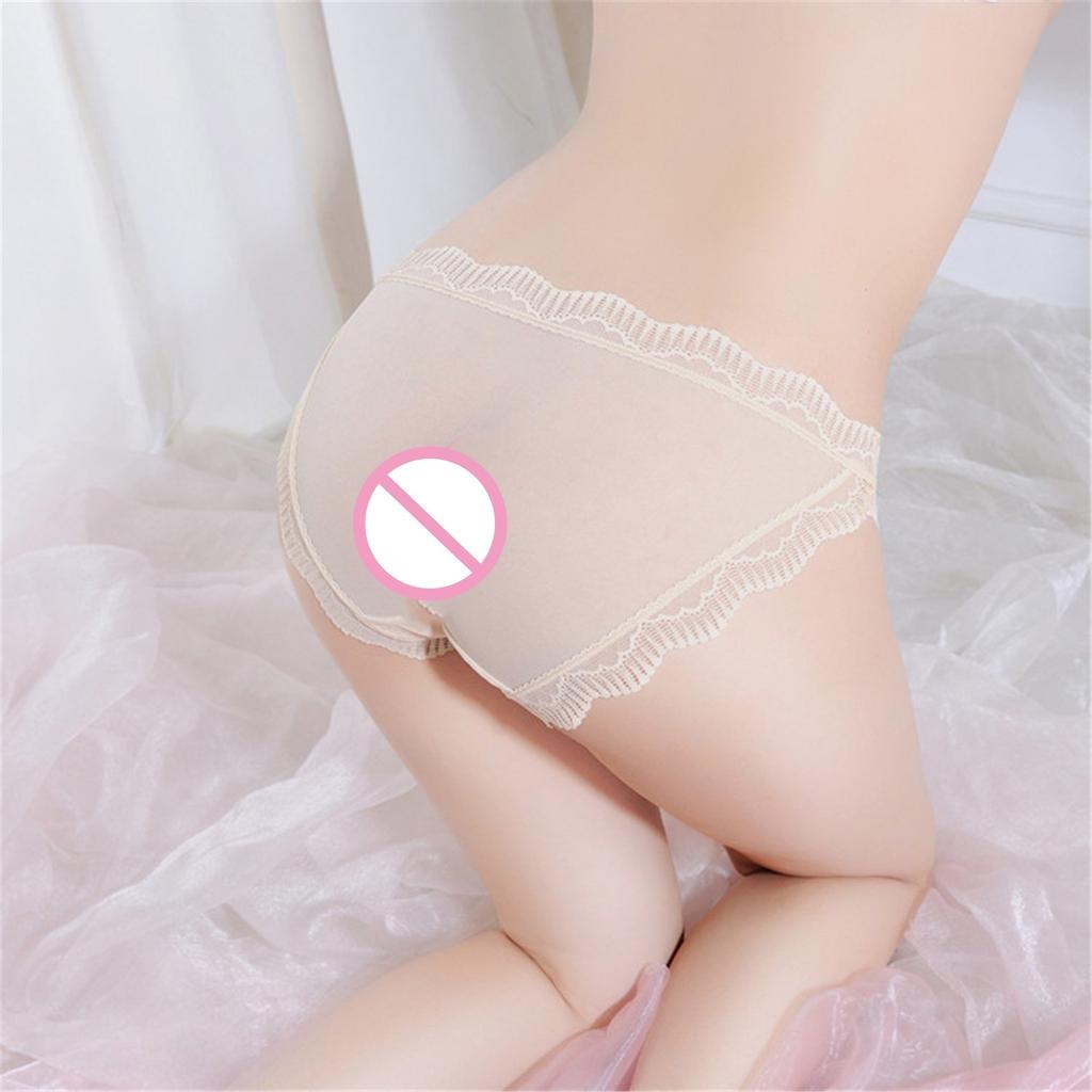Women Sexy Tulle Lace Low Waist Sensuality Panties Underwear