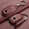 Car Key Fob Shell For Mercedes Benz A C E S G Class CLE CLA GLC W177 W205 W213 W222 X167 AMG Leather Car Remote Key Case Cover