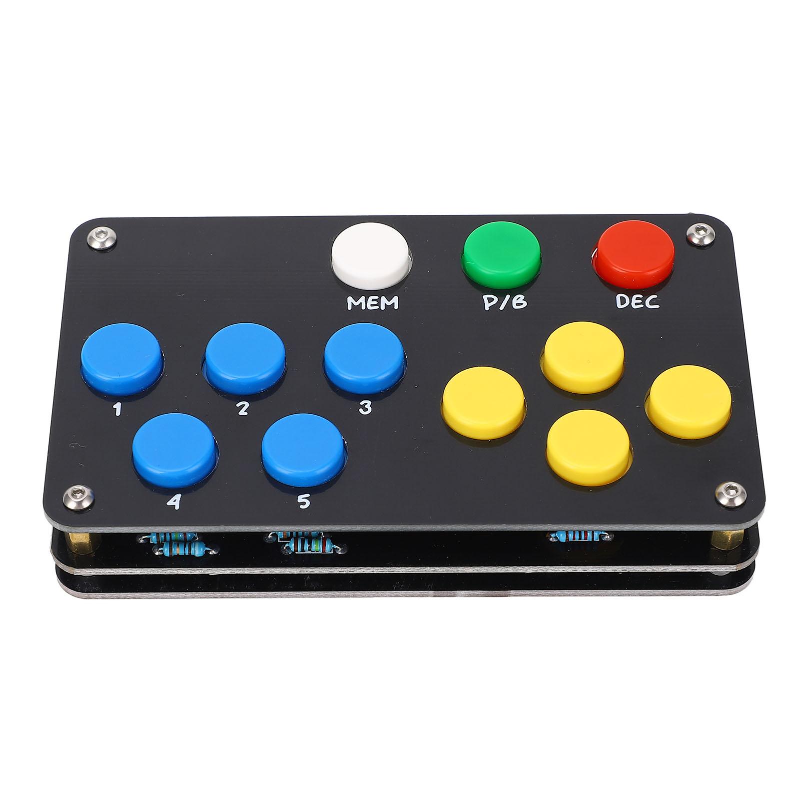 

Remote Control Keyboard Shortwave Radio Accessory 5 Memory Channels External Control Keypad for FT