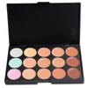 15-Color Concealer Palette for Dark Circles & Blemishes - Long-Lasting, Natural, Transfer-Proof Base