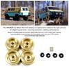 RCGOFOLLOW 4piece Brass Strong Wheel Hex Mount For 1/18 Adapter HOBBYPLUS 1810178 RC Car Part RC Car Accessories
