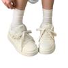 Frühling 2025 neue beliebte Damenschuhe Studenten vielseitige Sport- und Freizeitschuhe kleine weiße Schuhe Ins Streetwear Schuhe Brot Schuhe