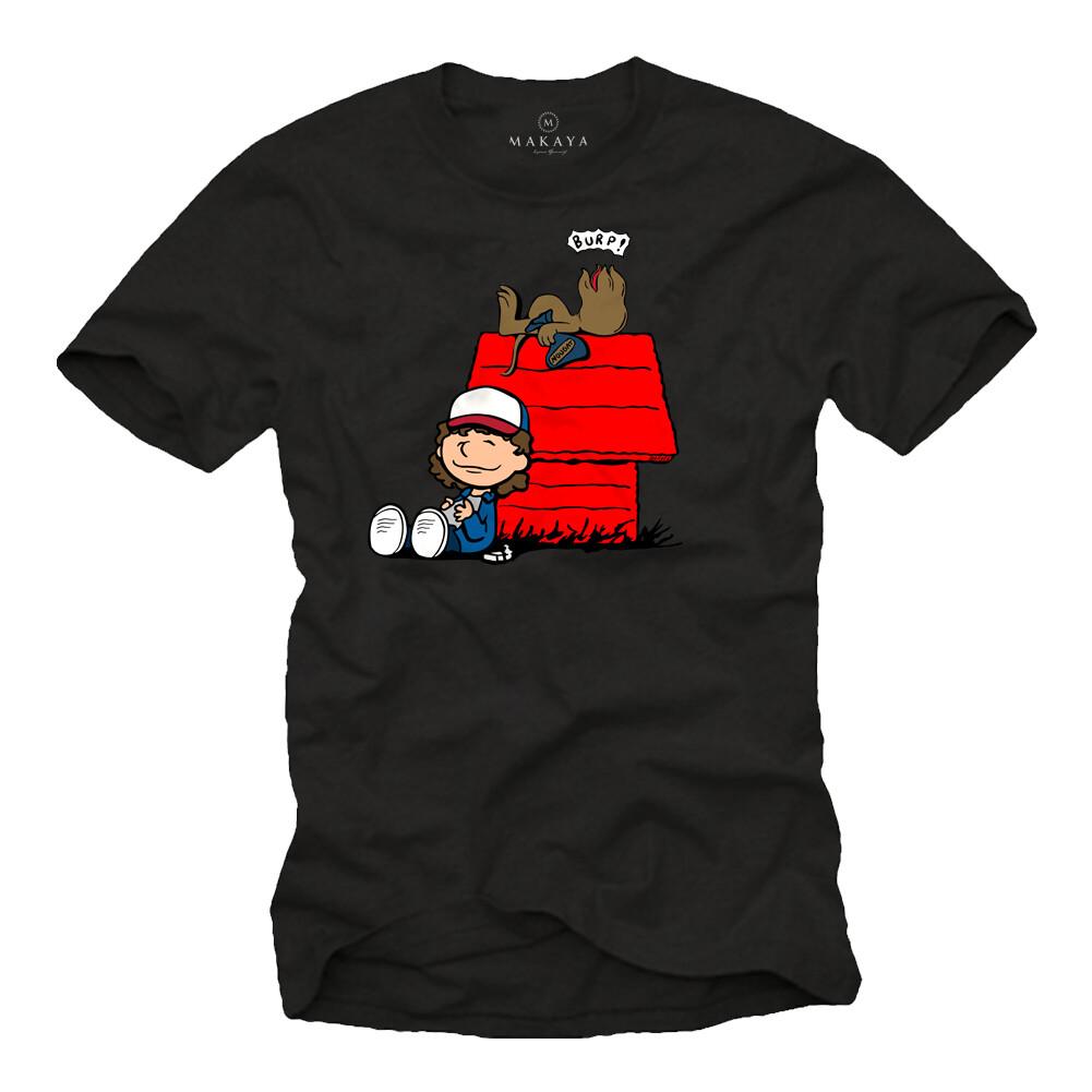 Dustin Demodog Stranger T-shirt 011 Elfi Things Mens Men Boys Gift M