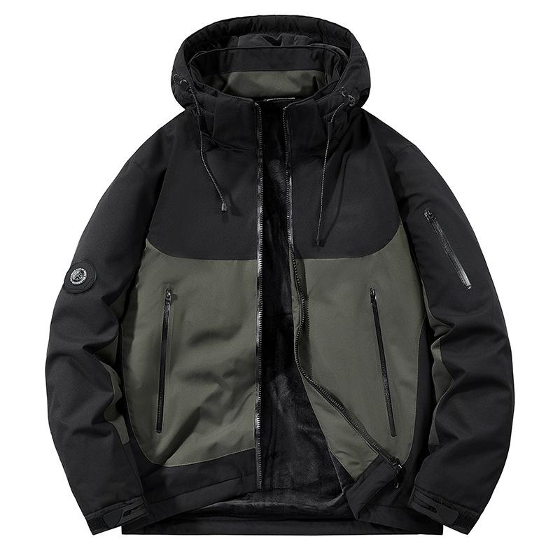 Autumn and Winter New Men's Coat Waterproof, Soft and Comfortable, Skin-friendly, Warm, Scratch-resistant and Wear-resistant, Casual