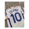 Frankreich 98 WM Zinedine Zidane Ersatztrikot (Weiß)