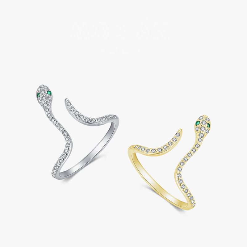 Tancise Klasický 925 Sterling Silver Zirkonový prsten Dámské šperky Svatební slib Party dárek