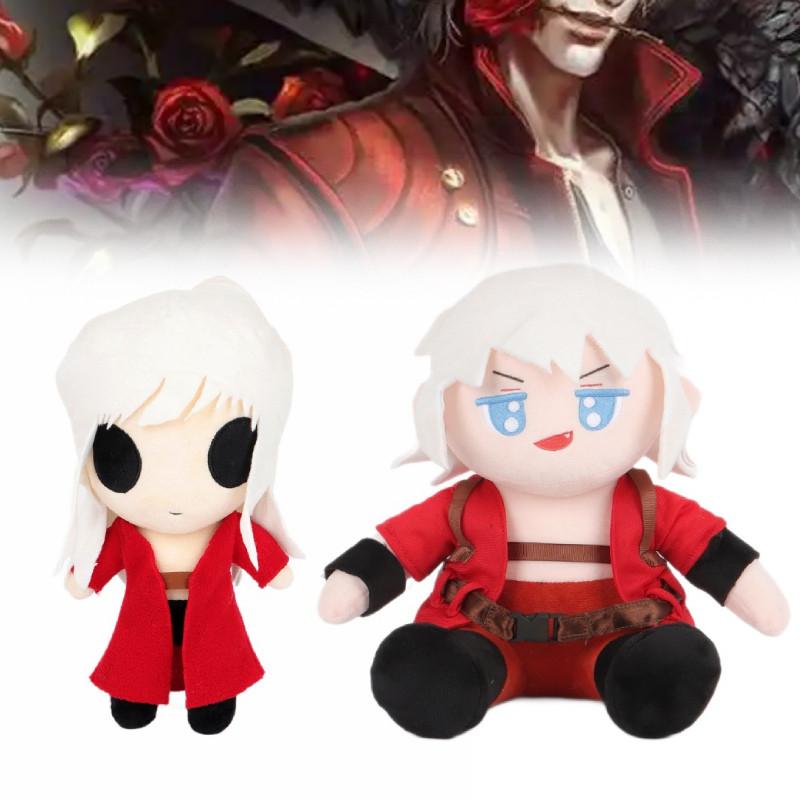 May Cry Devil Dante Plush Toy Stuffed Doll Anime Game Peripheral Decor Cartoon