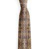 Adjustable Snakeskin Print Tie Narrow Men Necktie Creative Leopard Print Tie  Halloween