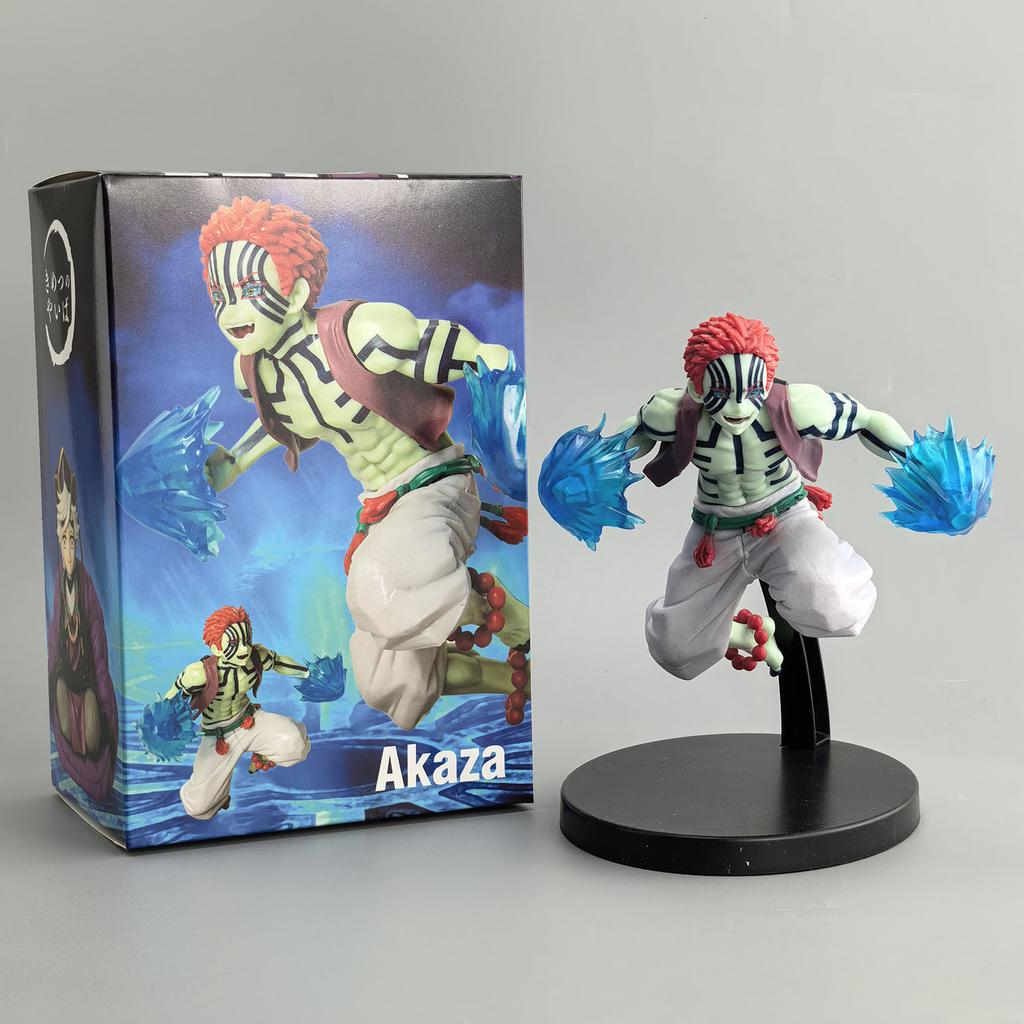 Demon Slayer Kimetsu No Yaiba Akaza Battle Douma Anime Figure Pvc Exquisite Model Desk Ornaments Collection Gift For Manga Fans