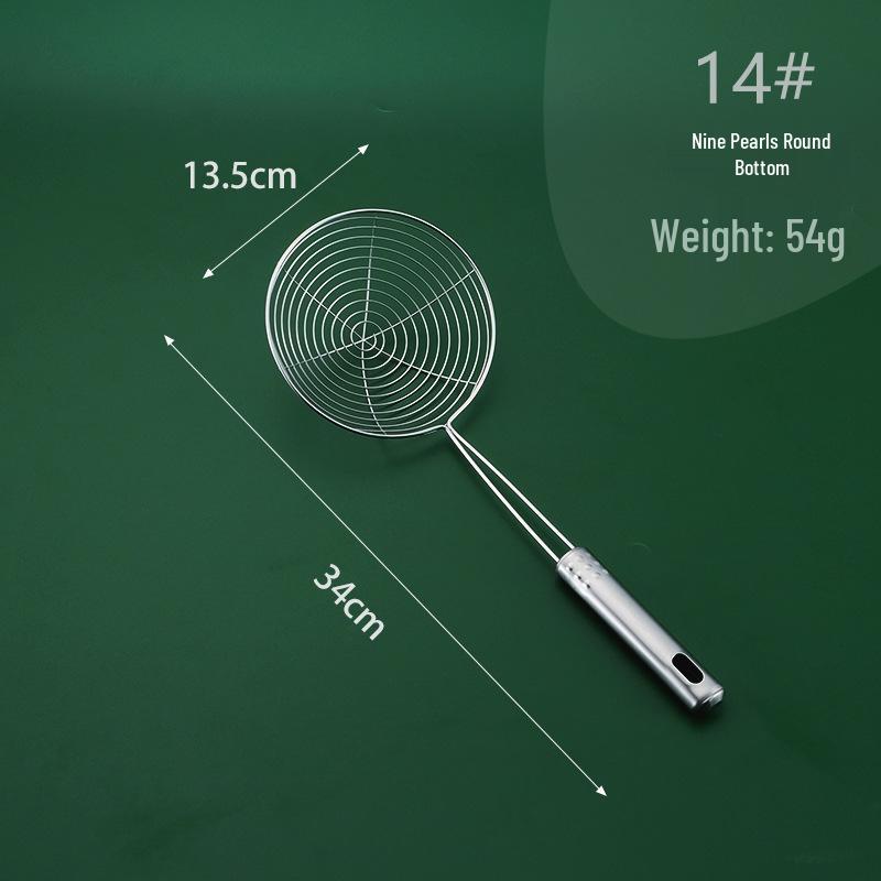 Nine Bead Stainless Steel Wire Skimmer Colander for Hot Pot and Noodles
