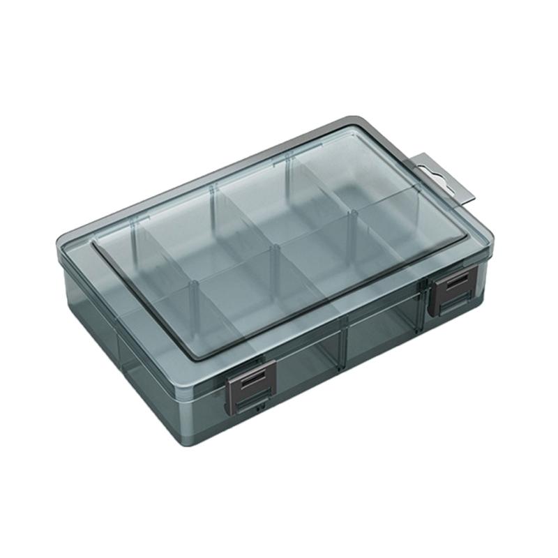 Heavy Duty Plastic Storage Box Container Case With Removable Dividers For Small Tool Bolts Screws And Parts Organization