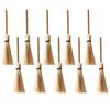Iplusmile 10 Pieces Mini Brooms, Miniature Brooms for Dollhouse Decoration, Kids Toys, Photo Props, Halloween and Party Decorations, 3.7" X 0.6"