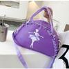 Ballet Dance Bag Sweet Ruffle Lace Handbag Waterproof Princess Shoulder Bag Women Girls Latin Dance Crossbody Backpack