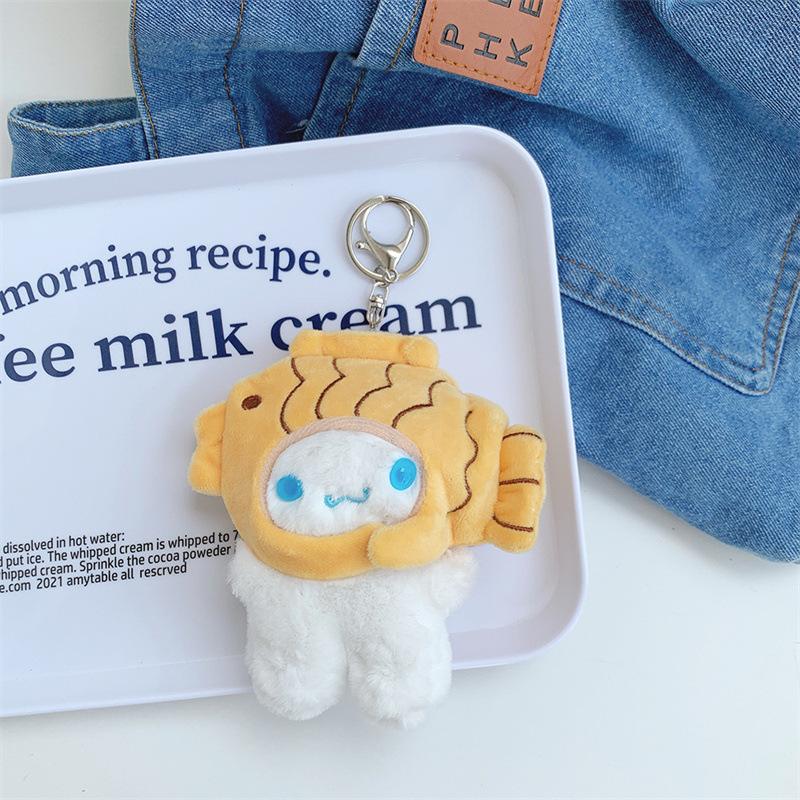 Creative Cute Yaki Puppy Doll Bag Keychain Plush Doll Pendant Small Gift