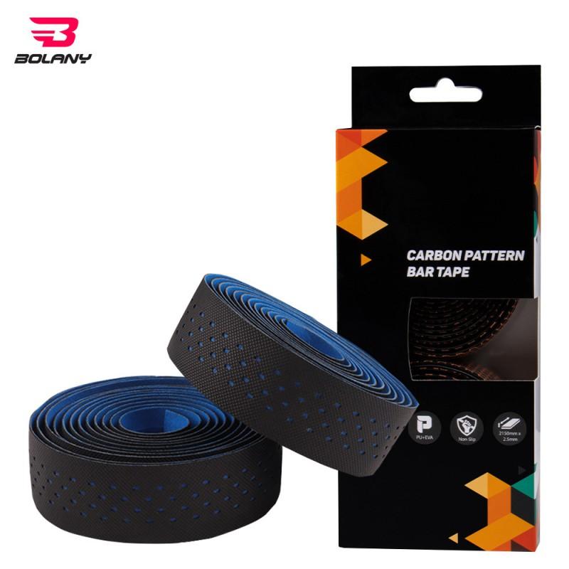 PU Foam Bicycle Handlebar Tape With Anti-Slip Texture Shock Absorption Breathable Perforated Design Road Bike