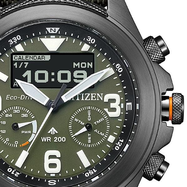 Citizen JV1005-02W menn ( Se PROMASTER LAND-serien Solcelledrevet Eco-Drive) Rundklokke