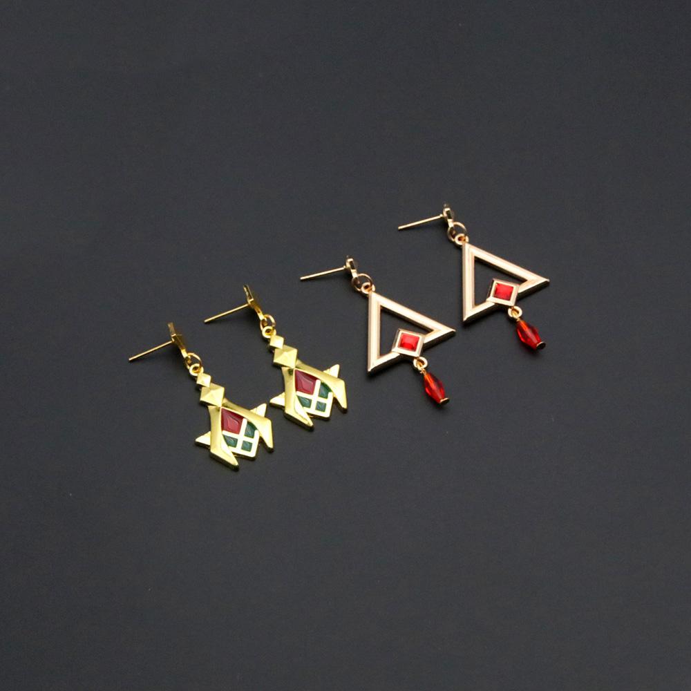 Genshin Impact Sumeru Kaveh Eardrops Earrings Anime Cosplay Jewelry Gifts for Women