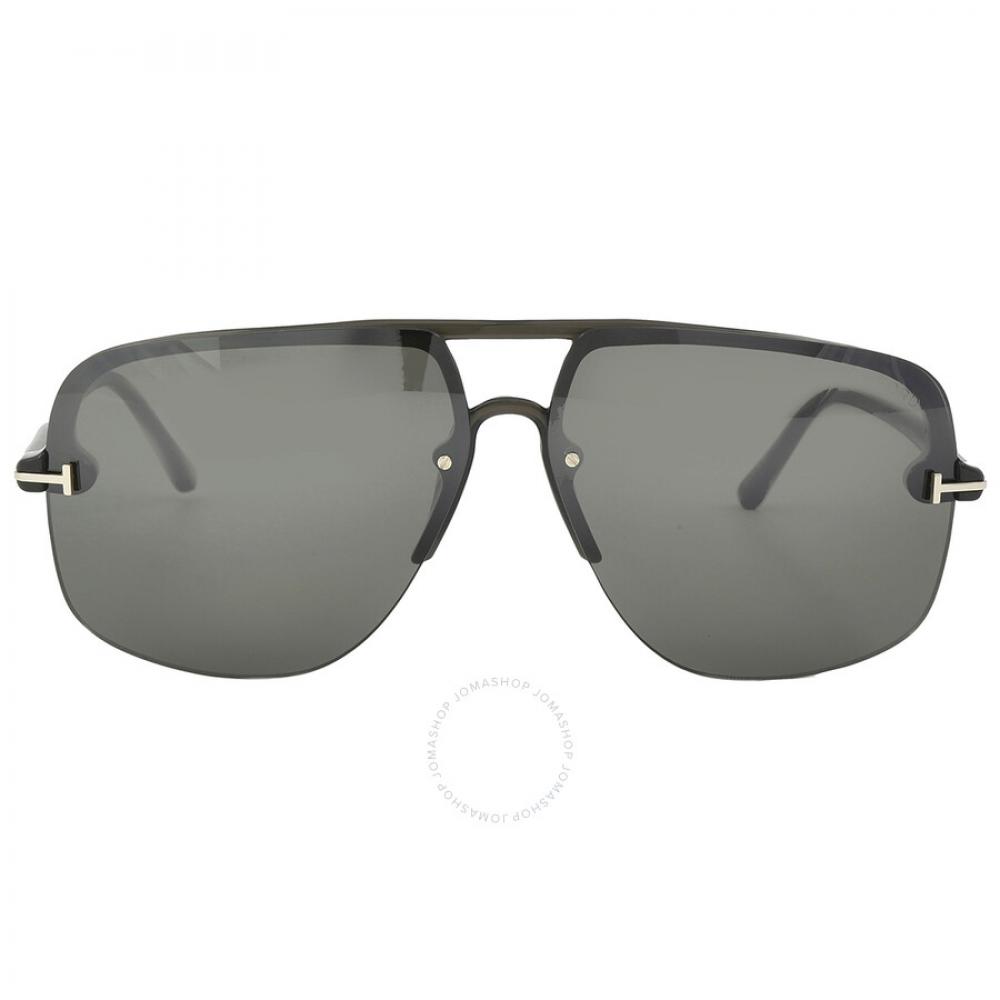 

Tom Ford Hugo Smoke Gradient Navigator Men s Sunglasses FT1003 51B 63