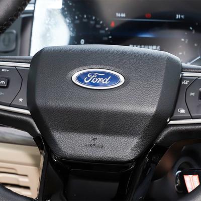 58mm ABS Steering Wheel Badge Emblem Cover For Focus MK2 MK3 Fiesta Mondeo Fusion Escape Auto Tuning Interior Accessories