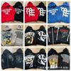Felpa con cappuccio e zip lavaggio vintage, stampa, casual, streetwear, per adolescenti