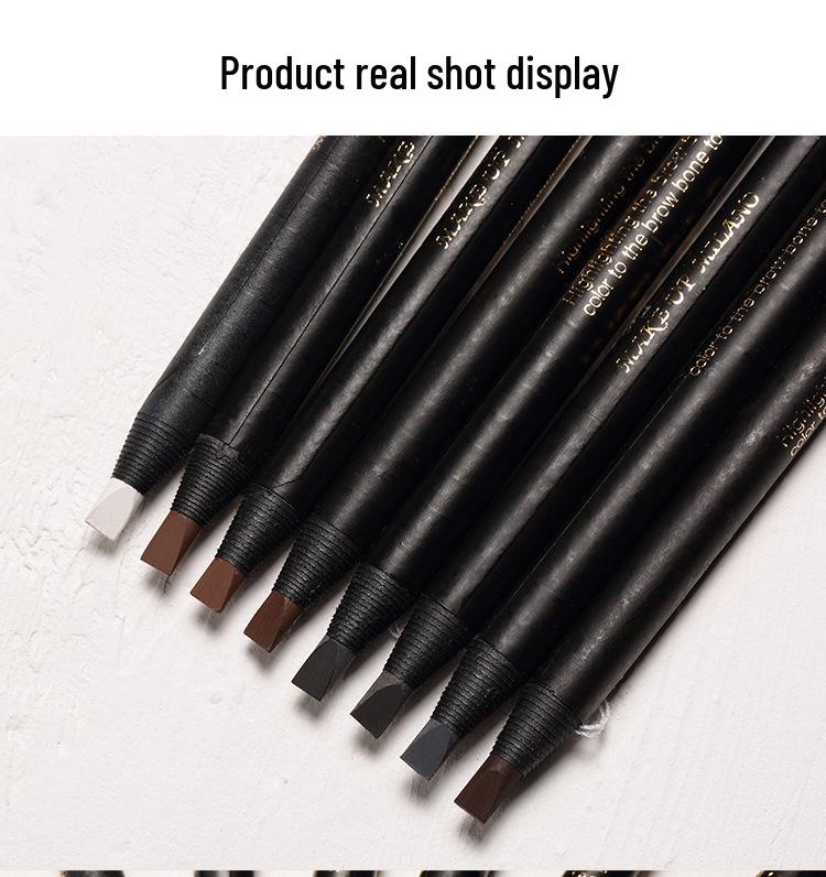 Clever Hardcore Mist Sweatproof Waterproof Eyebrow Pencil - Long-Lasting, Smudge-Proof, Natural Finish for Makeup Artists