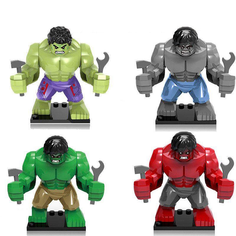 Hulk Super Hero Large Toy Action Mini Figures Building Blocks Durable Abs Plastic Educational Gift For Children Green Color 7cm Size