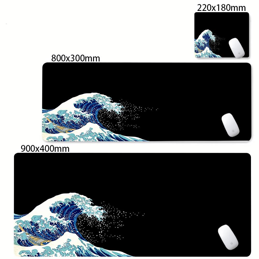 Large Mouse Pad Great Wave Off Kanagawa Mousepad Design NonSlip Gaming Desk Mat For Office And Gaming Desktop Decoration