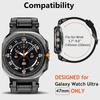 Fluorkautschuk-Armband für Samsung Galaxy Watch Ultra 2026 47mm Sport-Kautschukarmband für Galaxy Watch 7 Ultra 47mm Armband ohne Lücken