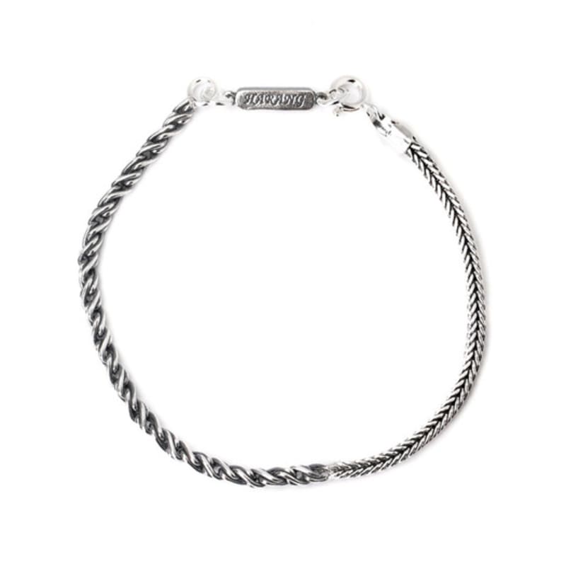 HARANG HR 110B_Half & Half Chain Bracelet