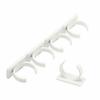 5 Pcs Wall Mount Home Kitchen Storage Rack Ingredient Spice Plastic Clip Rack Organizer Accessories Jars Spice Holder Tools