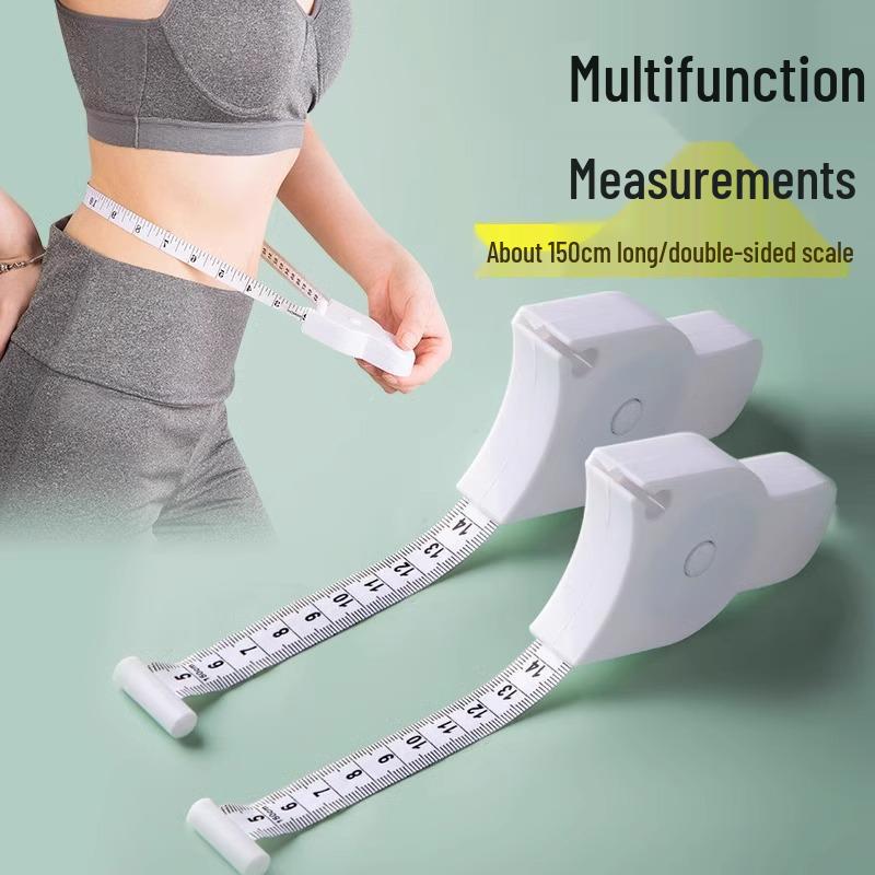 Portable 3-in-1 Body Measurement Ruler for Waist, Hip & Fitness