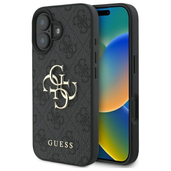 Guess Guhcp16M4Gmggr Iphone 16 Plus 6.7 Czarny/Black Hardcase 4G Duże Logo